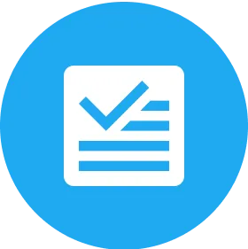 Icon showing candidate CV and LinkedIn profile validation